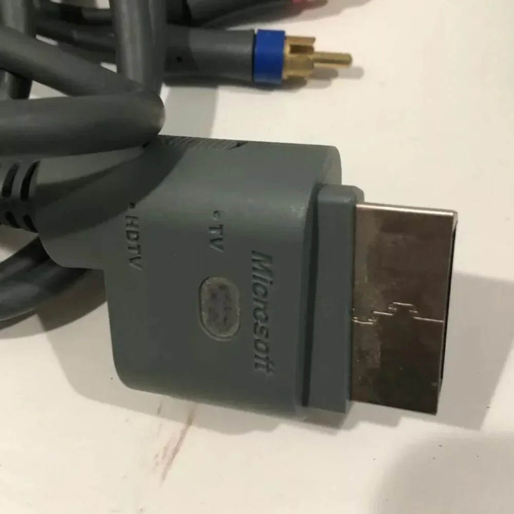 Microsoft Xbox 360 HD AV Cable Tv Component Composite Authentic Clean